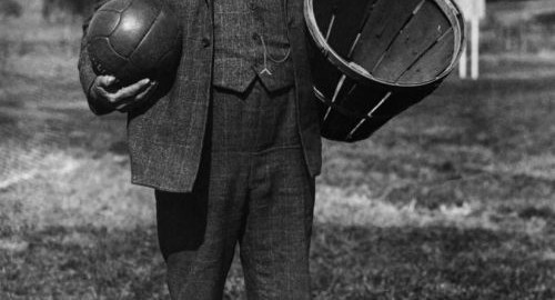 James Naismith invented basketball in 1891 at the International YMCA Training School in Springfield, Massachusetts.